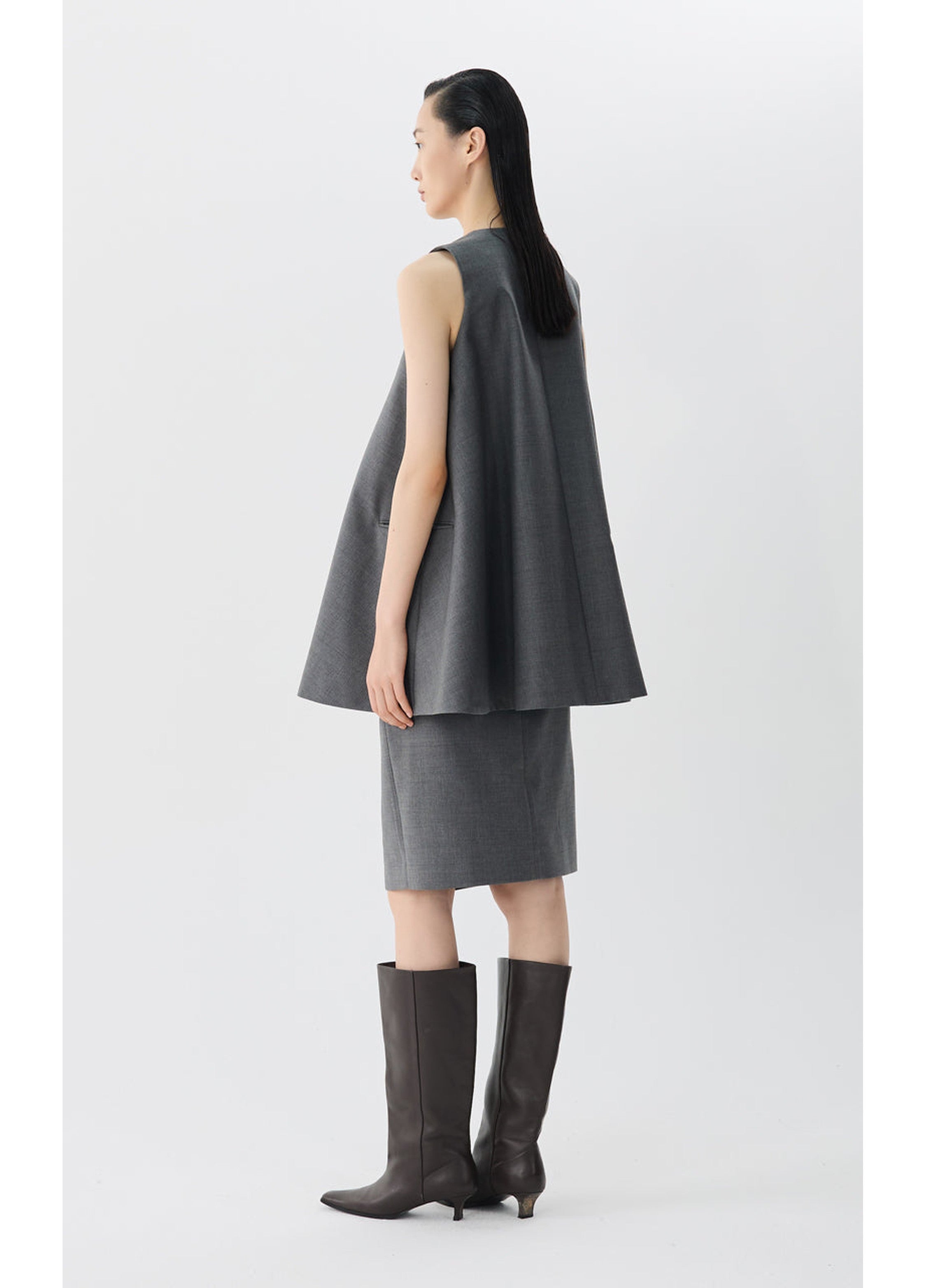 Kleid aus Maulbeerseide im A-Stil