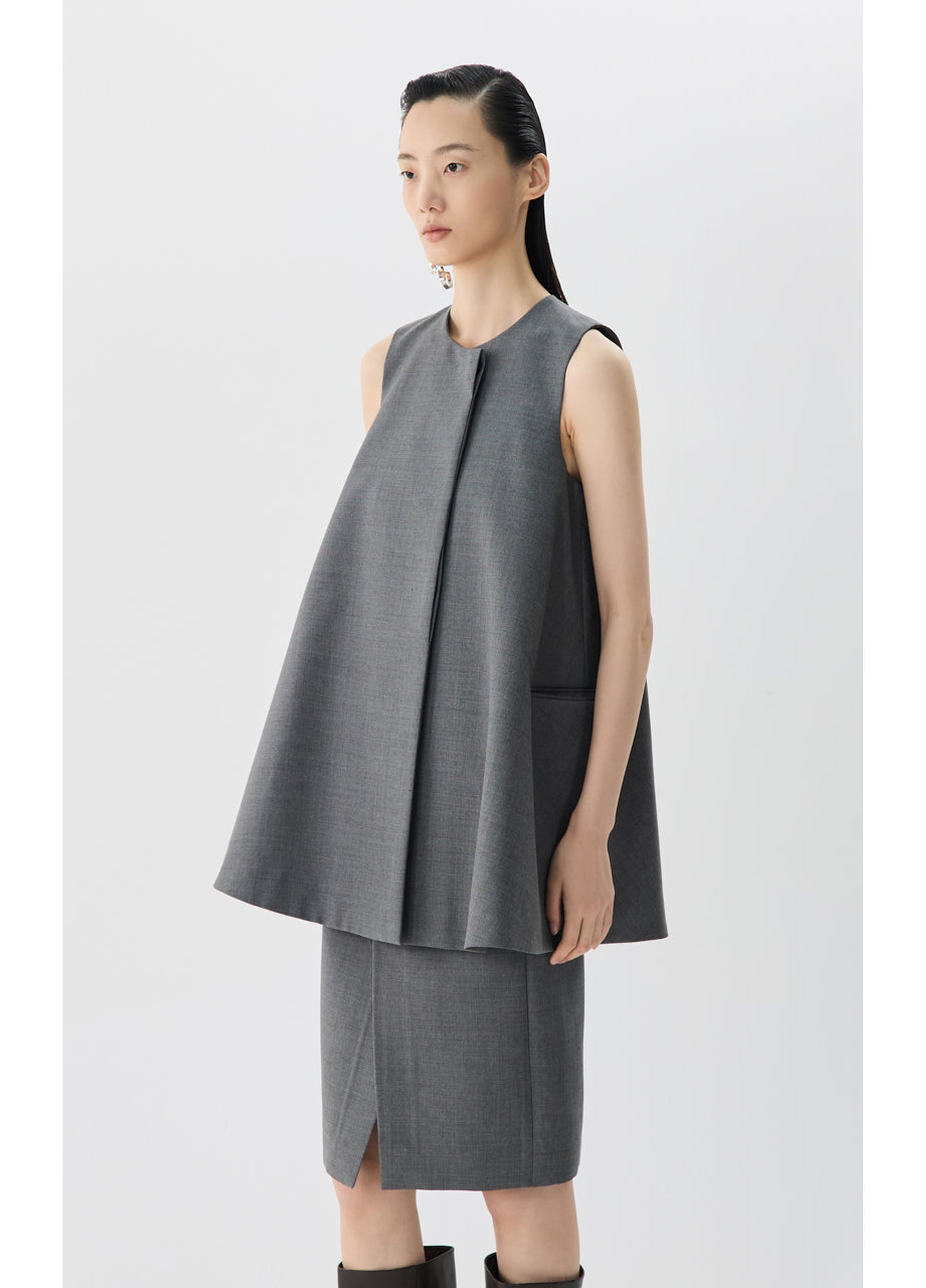 Kleid aus Maulbeerseide im A-Stil