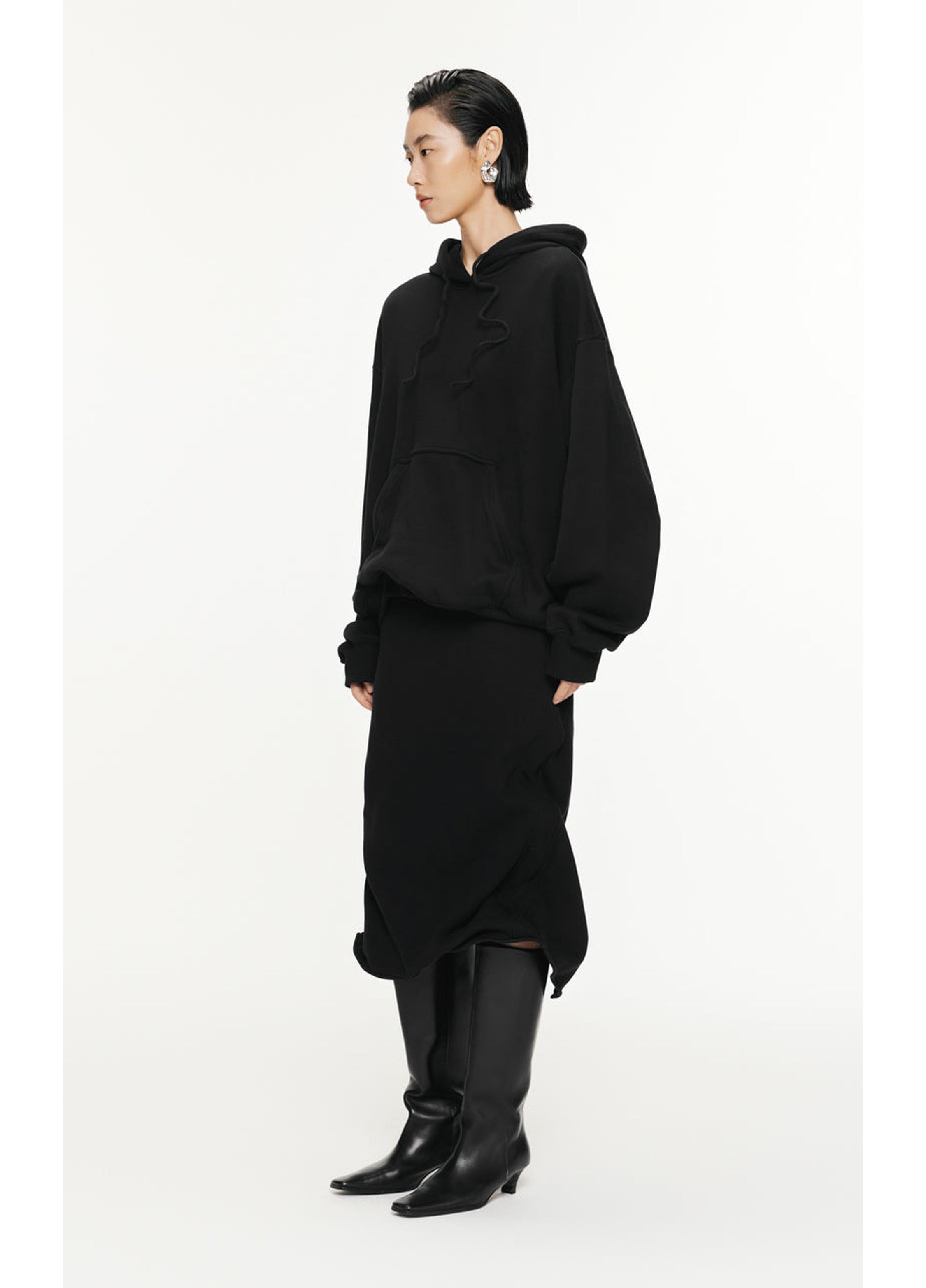 Kapuzenpullover mit langen Ärmeln