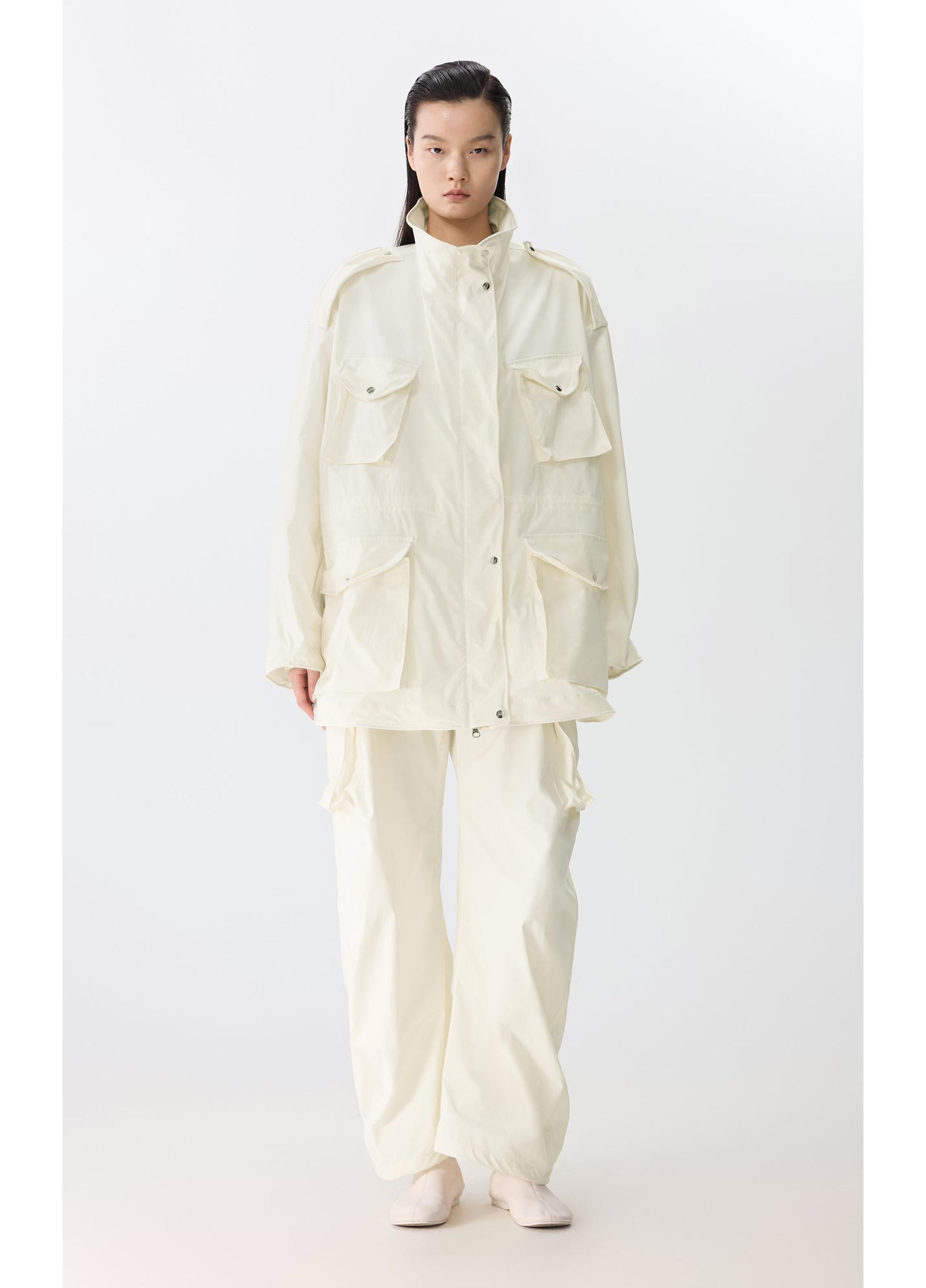 Oversized Hybrid-Jacke Bonefish formbar